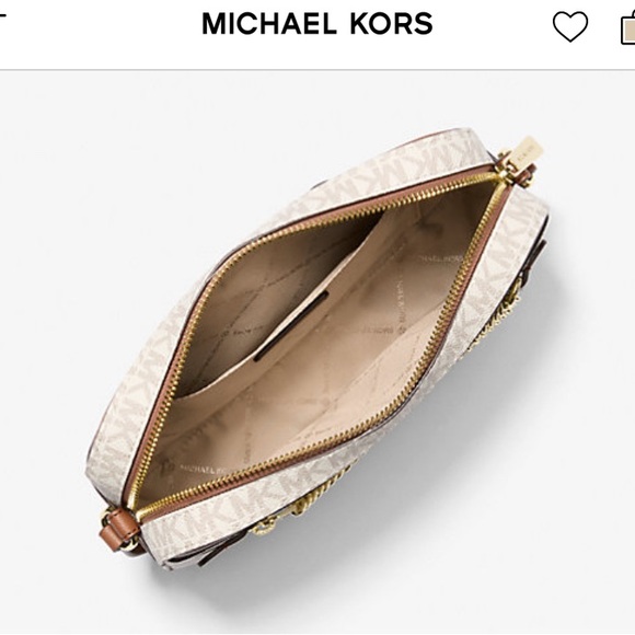 Michael Kors Jet Set Large Logo Crossbody Bag - Picture 4 of 4